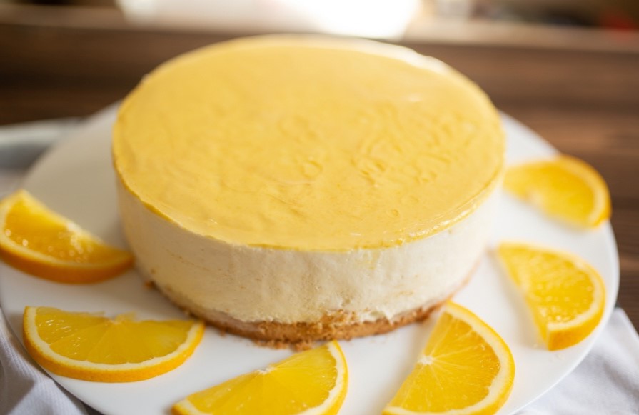 Торт «Апельсиновый чизкейк»